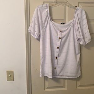 White Off Shoulder Top